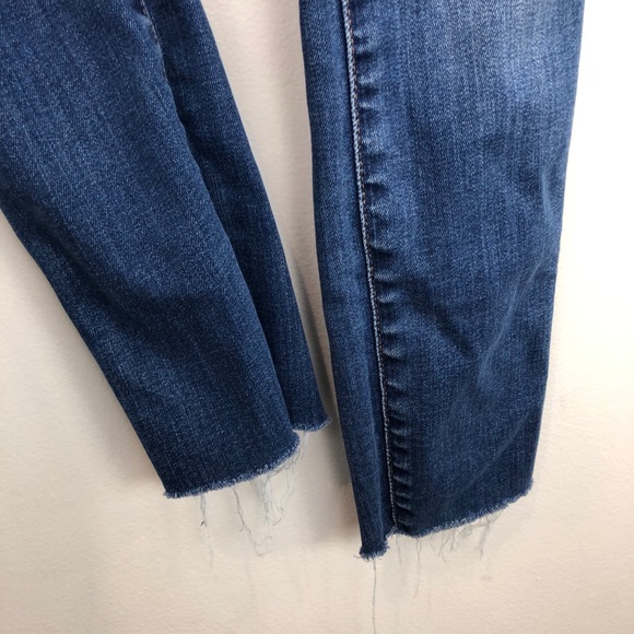 Madewell 10” High Rise Skinny Crop Jeans Button - Picture 4 of 10